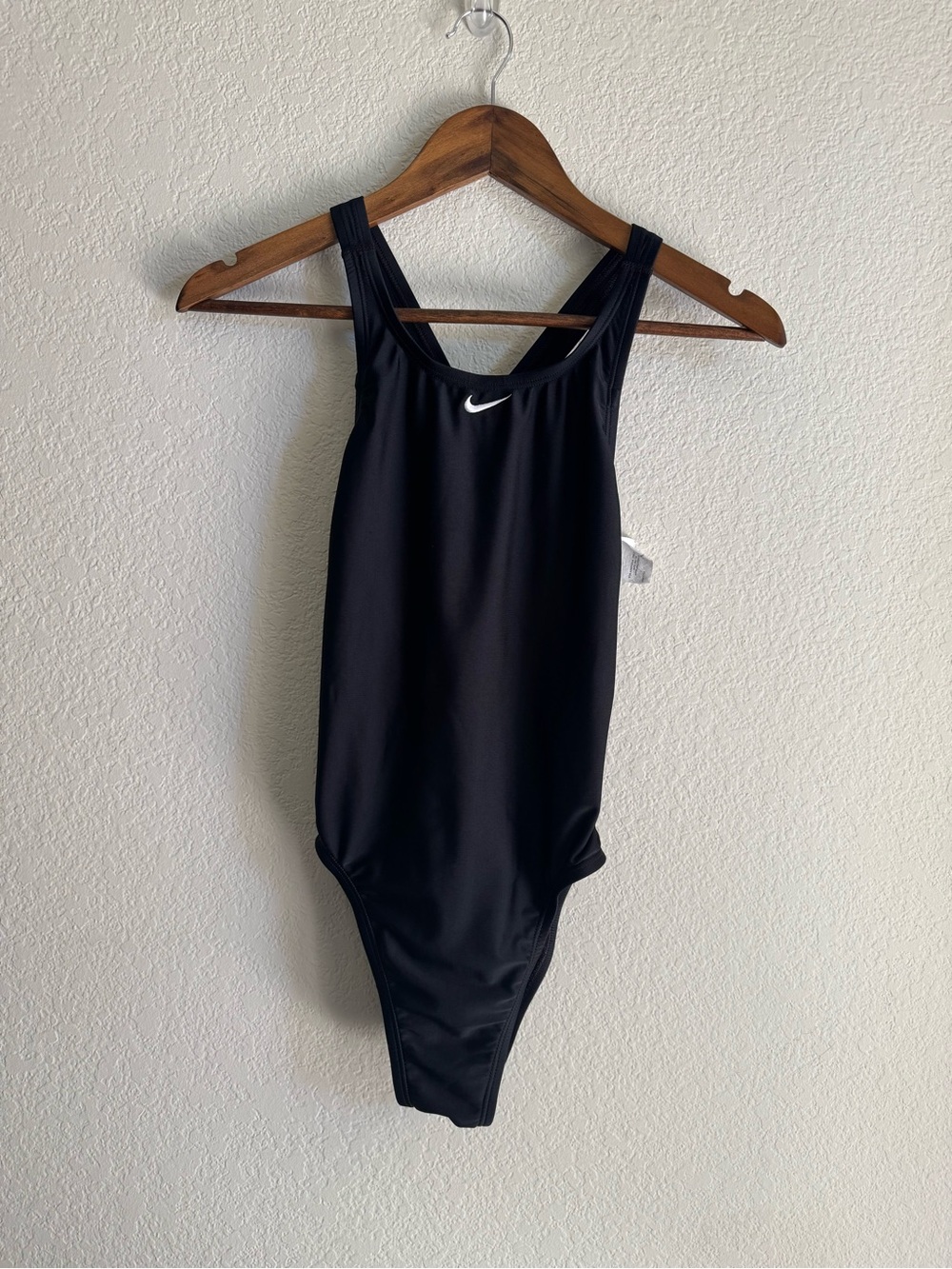 Nike Swim Black Solid Fastback One Piece Swimsuit Women’s 8